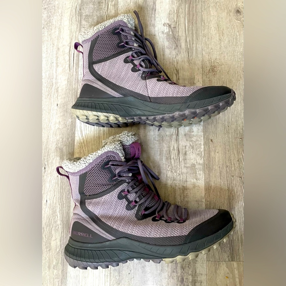 Merrell Bravada Knit Waterproof Hiking Boots- Womens Size 10.5/EU 42 - Picture 2 of 8